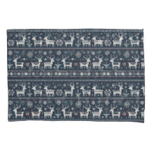 Retro Noordse rendierpatroon