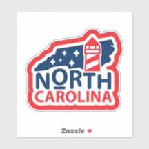 Retro North Carolina State Vlag