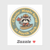 Retro North York Wasbeer Kano Sticker (Vel)