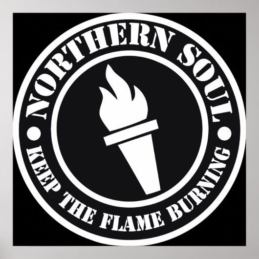 Retro Northern Soul stijlontwerp Poster (Voorkant)