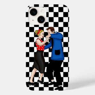 Retro Nostalgic 1950's Couple Dancing Case-Mate iPhone 14 Hoesje