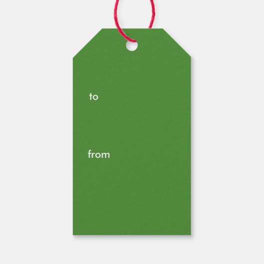 Retro Nostalgic Merry kerst Cadeaulabel (Achterkant)