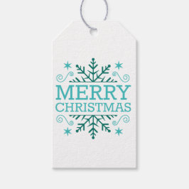 Retro Nostalgic Merry kerst Cadeaulabel