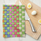 Retro Nostalgic Potholder Theedoek (Quarter Fold)