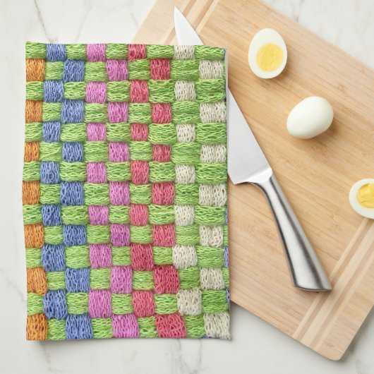 Retro Nostalgic Potholder Theedoek (Quarter Fold)