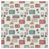  retro nostalgie jukebox fonograaf stof (Swatch)