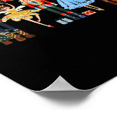 Retro Notenkraker Ballet Kerstbomen voor Vrouwen Poster (Hoek)