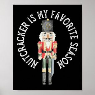 retro notenkraker is mijn favoriete seizoen Chr Poster
