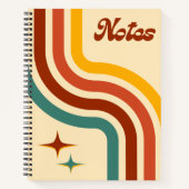 Retro Notes Spiral Notebook Notitieboek (Voorkant)