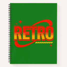 Retro. Notitieboek