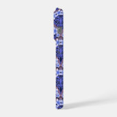 Retro Nouveau - Natures Curves and Timeless Blooms iPhone Hoesje (Linkerkant)