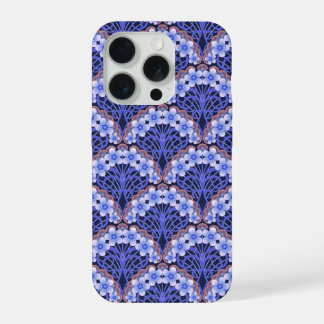 Retro Nouveau - Natures Curves and Timeless Blooms iPhone 15 Pro Case
