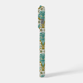 Retro Nouveau - Natures Curves and Timeless Blooms iPhone Hoesje (Linkerkant)