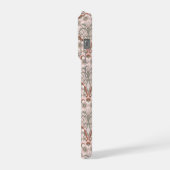 Retro Nouveau - Natures Curves and Timeless Blooms iPhone Hoesje (Linkerkant)