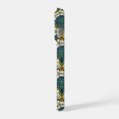 Retro Nouveau - Natures Curves and Timeless Blooms iPhone Hoesje (Linkerkant)