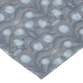 Retro Nouveau Tulips in blue and pewter Tafelkleed (Gekanteld)
