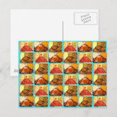 Retro Novelty TV Dinners Trays Briefkaart (Voorkant / Achterkant)