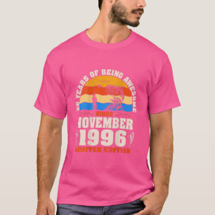 Retro november 1996 26 jaar oude Gevist Lover 26 j T-shirt