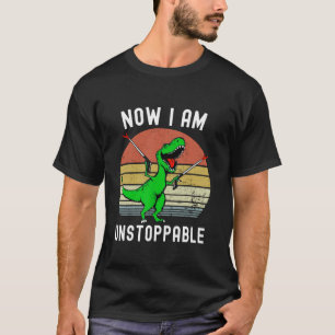 Retro  Nu ben ik niet te stoppen Trex Funny T Re T-shirt