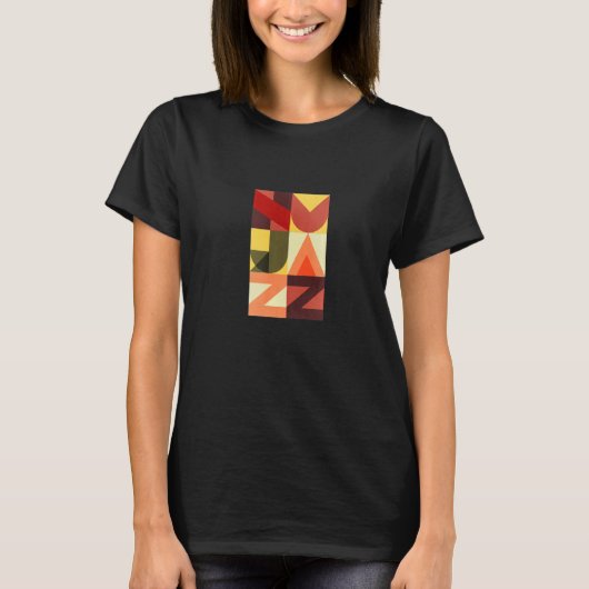 Retro Nu Jazz T-shirt 90s Jazz (Voorkant)