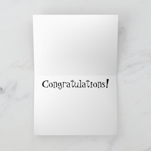 Retro Nurse Congratulations Greeting Card Kaart (Binnen)