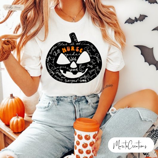 Retro Nurse Halloween,Spooky Nurse,Halloween Nurse T-shirt