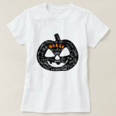 Retro Nurse Halloween,Spooky Nurse,Halloween Nurse T-shirt (Design voorkant)