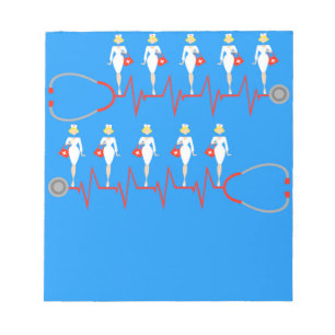 Retro Nurse laptop Notitieblok