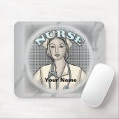 Retro nurse muismat (Met muis)