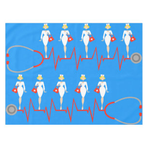 Retro Nurse Tablecloth Tafelkleed