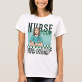 Retro Nurse Tour, Trendy Nurse Life, coole verplee T-shirt (Voorkant)