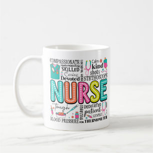Retro Nurse  Vibes voor Healthcare Heroes Koffiemok