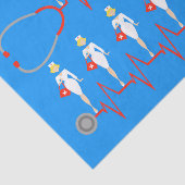 Retro Nurse weefsels Tissuepapier (Detail)