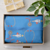 Retro Nurse weefsels Tissuepapier (Geschenk)