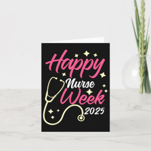 Retro Nurse Week Mannen Vrouwen Happy Nurse Week 2 Kaart