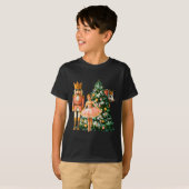 Retro Nutcracker Ballet Nk Christmas Xmas Vibes Wo T-shirt (Voorkant volledig)