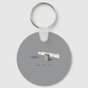 Retro Nyc Kick-The-Can New York City Zomer Sleutelhanger