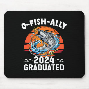 Retro O-fish-ally 2024 afgestudeerd senior Afstude Muismat