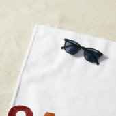 Retro Oakville Water Polo Beach Towel Strandlaken (In situ)