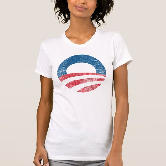 Retro Obama Logo 2012 Shirt (Voorkant)