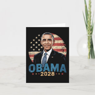 Retro Obama President 2028 Obama Kaart