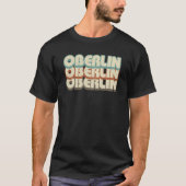 Retro Oberlin Ohio T-shirt (Voorkant)