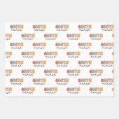 Retro OBGYN Verpleegster Inpakpapier Vel (Voorkant)