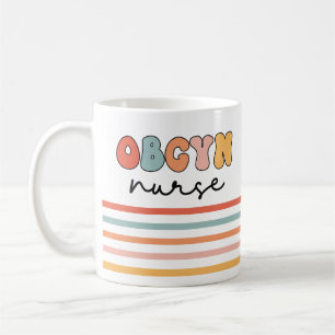 Retro OBGYN Verpleegster Koffiemok
