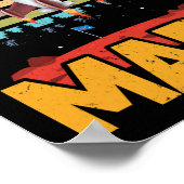 Retro  Occupy Mars 2020 Planet Martian Poster (Hoek)