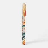 Retro Oceaanstromingen iPhone 16 Hoesje (Rechterkant)