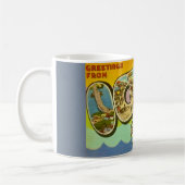 Retro Ocean City NJ Koffiemok (Links)