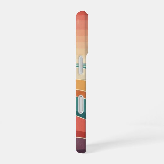 Retro Ocean Layers iPhone 16 Hoesje (Rechterkant)