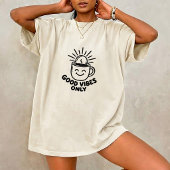 Retro Ochtendroutine Citatetee Grafisch T-Shirt On