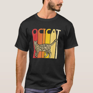 Retro Ocicat Kat Ras Eigenaar Gift T-shirt